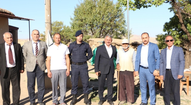 BAŞKAN GÜNALTAY VE KAYMAKAM PELVAN'DAN MAHALLE ZİYARETLERİ 
