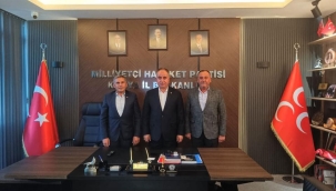 BAŞKANLARDAN MHP KONYA İL BAŞKANI KARAARSLAN'A ZİYARET 