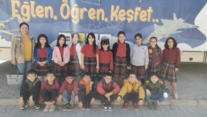 Bilim Tırı Haydar Tuna İlkokulu'nda