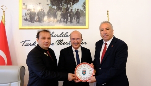 HARP MALULÜ GAZİLER'DEN BAŞKAN KÖKSAL VE ALBAY SAKİN'E ZİYARET 