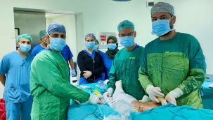 İLK KEZ KAPALI VARİS AMELİYATI YAPILDI 