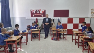 İŞCAN'DAN ÜÇ MAHALLE OKULUNA ZİYARET 