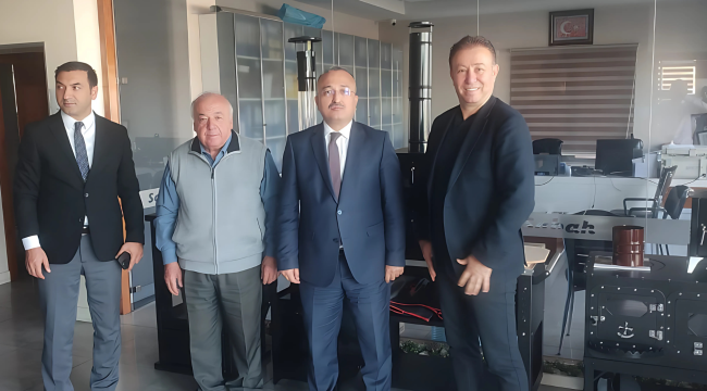 KAYMAKAM MEHMET ÖZEL OSB'DEKİ İŞLETMELERİ ZİYARET ETTİ 