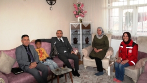 KAYMAKAM PELVAN'DAN HANE ZİYARETLERİ 