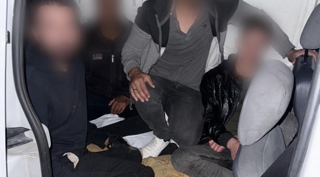 Konya polisinden kaçak göçmen operasyonu!