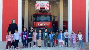 MİNİK ÖĞRENCİLERDEN YUNAK İTFAİYESİNE ZİYARET 