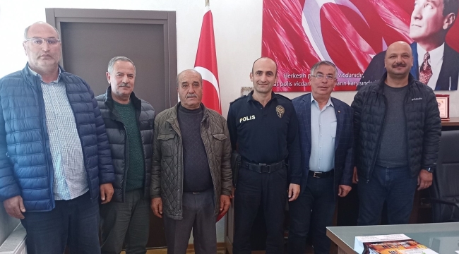 TİCARET BORSASI'NDAN EMNİYET MÜDÜRLÜĞÜ VE BÖLGE TRAFİĞE ZİYARET 
