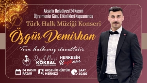 AKŞEHİR BELEDİYESİ'NDEN 24 KASIM ÖĞRETMENLER GÜNÜ'NE ÖZEL ETKİNLİKLER 
