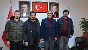 Akşehir Gazeteciler Cemiyeti'nden Siyasi Partilere Ziyaret 