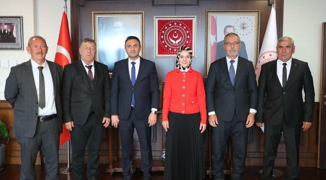 BAŞKAN MEŞE'DEN BAKAN GÖKTAŞ'A ZİYARET 