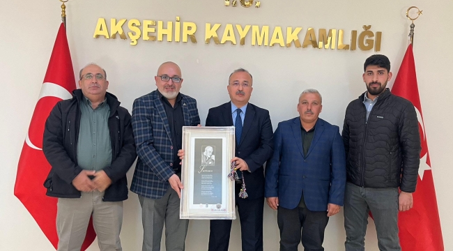 CAN-İLİM-DER'DEN KAYMAKAM ÖZEL'E ZİYARET 