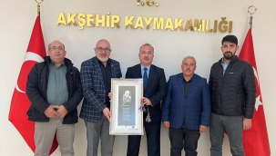 CAN-İLİM-DER'DEN KAYMAKAM ÖZEL'E ZİYARET 