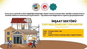 İnşaat Sektörü - Yapı Malzemeleri Toplantısı 