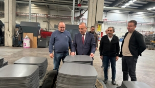 KAYMAKAM MEHMET ÖZEL OSB'DEKİ İŞLETMELERİ ZİYARET ETTİ 