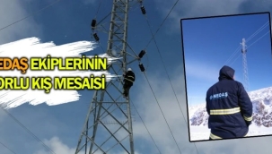 MEDAŞ EKİPLERİNİN ZORLU KIŞ MESAİSİ: 862 PERSONEL, 346 ARAÇ İLE KESİNTİSİZ ENERJİ İÇİN SAHADA 