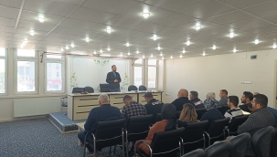 YUNAK BELEDİYESİ'NDEN PERSONELE İŞ GÜVENLİĞİ VE SAĞLIĞI EĞİTİMİ 