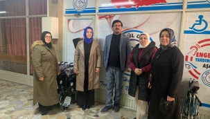 AK PARTİ MERAM KADIN KOLLARINDAN GÖNÜL GÖZÜ DERNEĞİ'NE ZİYARET