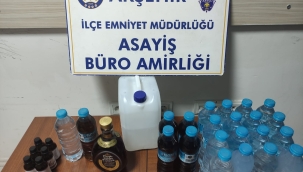 Akşehir'de Sahte İçki Operasyonu 