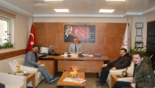 Akşehir Gazeteciler Cemiyeti'nden Başhekim Erdem ve Başhekim Demirdağ'a Ziyaret 