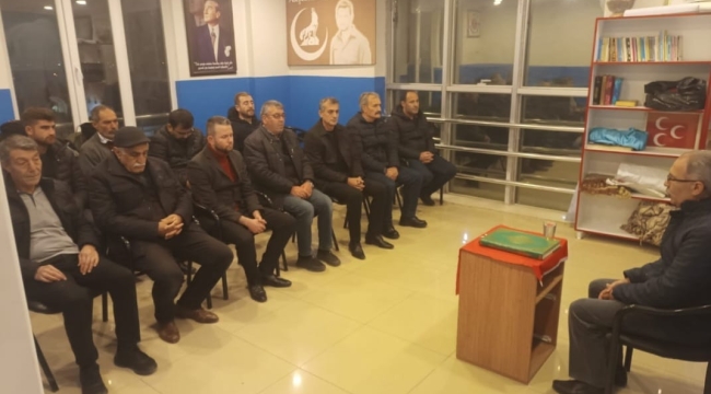 AKŞEHİR ÜLKÜ OCAKLARI'NDAN AHMET GÜVENÇ'E VEFA 