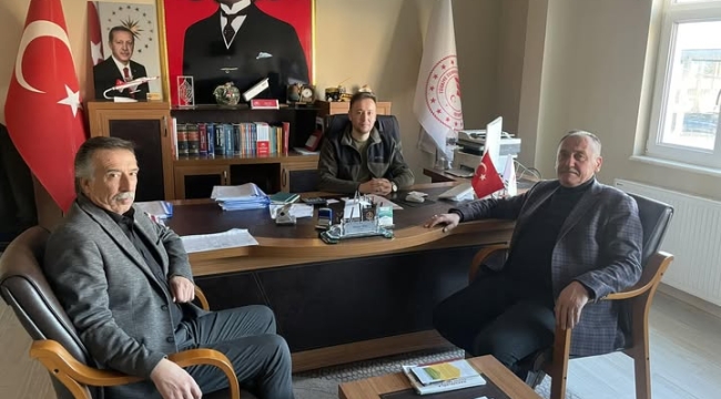 BAŞKAN ÇİL'DEN TARIM İLÇE MÜDÜRLÜĞÜNE ZİYARET 
