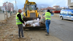 BELEDİYE EKİPLERİ SAHADA; KÜL ALIMLARI BAŞLADI 