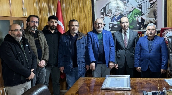 CAN-İLİM-DER'DEN İLÇE MÜFTÜSÜ MÜJDECİ'YE ZİYARET