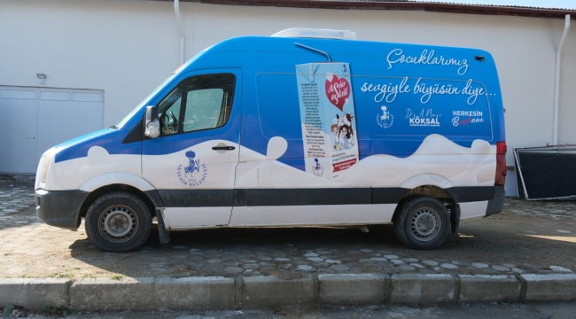 ÇOCUKLAR 'AKŞEHİR AŞK SÜT' İLE BÜYÜYECEK