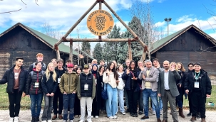 ERASMUS ÖĞRENCİLERİ KARATAY TABİAT MEKTEBİ'NE HAYRAN KALDI 