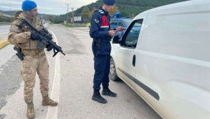 Jandarma'dan Huzur Güven Uygulamasında 3 bin 973 şahıs sorgulandı 