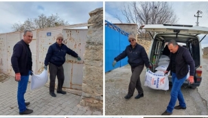 KOÇYAZILILAR DERNEĞİ'NDEN İHTİYAÇ SAHİPLERİNE UN YARDIMI 