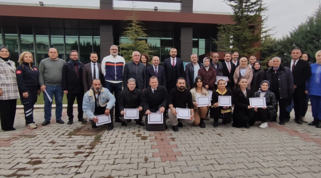 Konya'da Basın Mensuplarının Temel İlk Yardım Eğitimi Sona Erdi 