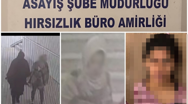 Konya'da hırsız polisten kaçamadı 