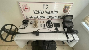 Konya'da izinsiz definecilere jandarmadan operasyon: 7 gözaltı 