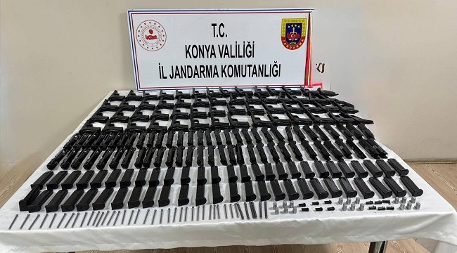 Konya'da jandarmadan silah kaçakçılığı operasyonu: 3 tutuklama