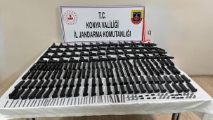 Konya'da jandarmadan silah kaçakçılığı operasyonu: 3 tutuklama 