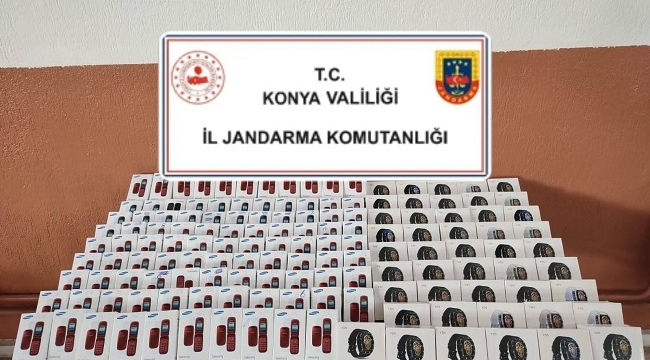 Konya jandarmadan kaçakçılık operasyonu! 