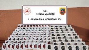 Konya jandarmadan kaçakçılık operasyonu! 