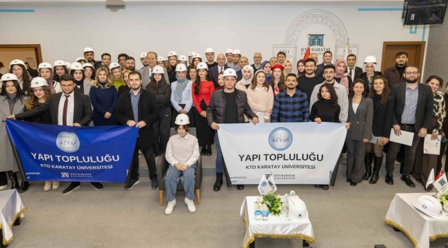 KTO KARATAYLILAR, BARET TAKMA TÖRENİ İLE MESLEKLERİNE İLK ADIMI ATTI 