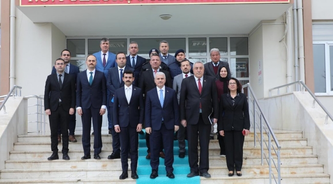 VALİ AKIN, TUZLUKÇU'DA İNCELEMELERDE BULUNDU