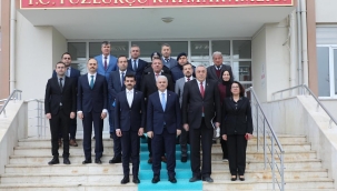 VALİ AKIN, TUZLUKÇU'DA İNCELEMELERDE BULUNDU 