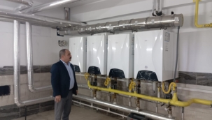 YUNAK'TA 15 OKUL DOĞALGAZA KAVUŞTU! 