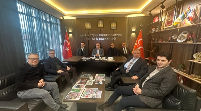 5. BÖLGE KONYA ECZACI ODASI'NDAN CHP VE MHP'YE ZİYARET 