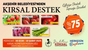 AKŞEHİR BELEDİYESİ'NDEN ÇİFTÇİLERE YÜZDE 75 HİBELİ FİDE DESTEĞİ! 