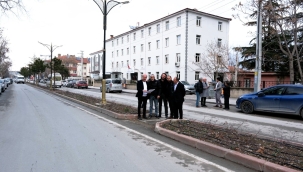 AKŞEHİR'DE YOL ÇALIŞMALARI DEVAM EDİYOR 