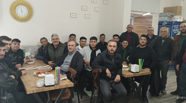 AKŞEHİRDE'Kİ KOÇYAZILILAR YEMEKTE BULUŞTU 