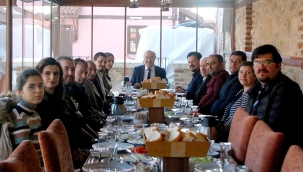 BAŞKAN KÖKSAL YEREL BASIN EMEKÇİLERİYLE BİR ARAYA GELDİ 