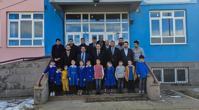 BAŞKAN ÖZTOKLU ,UNCULAR İLKOKULUNU ZİYARET ETTİ 
