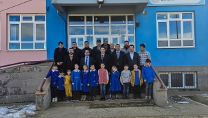BAŞKAN ÖZTOKLU ,UNCULAR İLKOKULUNU ZİYARET ETTİ 