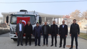 ÇELTİK BELEDİYESİ'NİN  İŞ MAKİNESİ FİLOSUNA BİR YENİSİ DAHA EKLENDİ.  